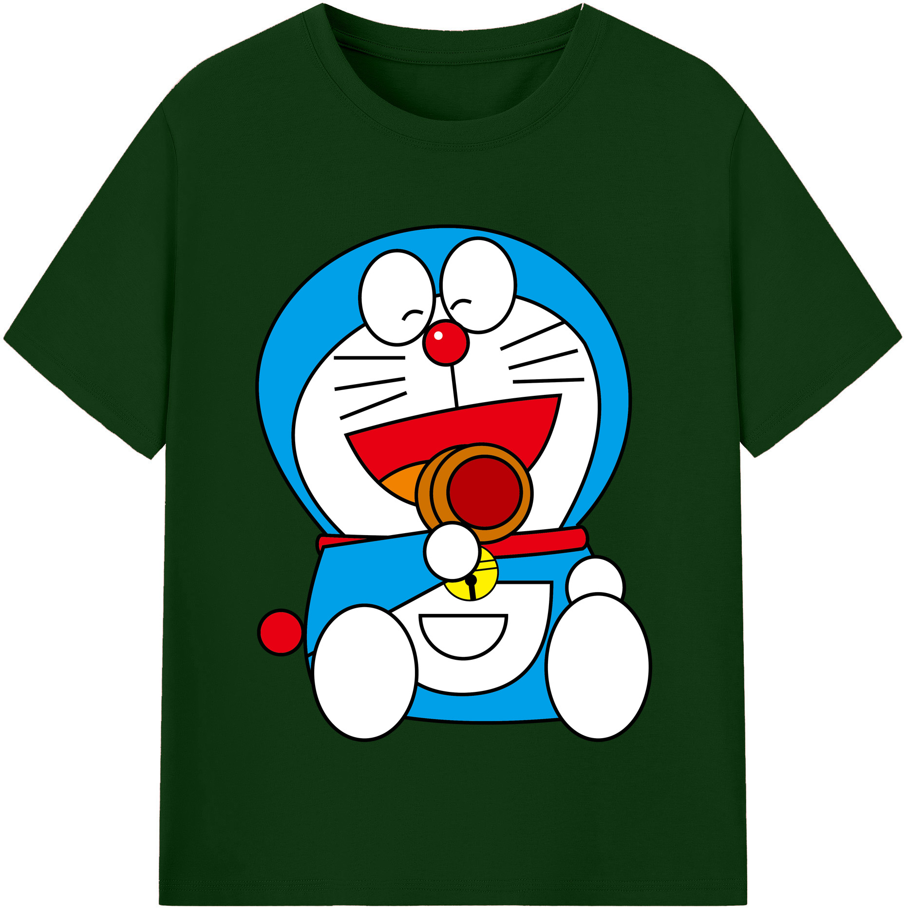 （画像用） ドラえもん Doraemon 綿100％半袖Tシャツ（フロントプリント）
